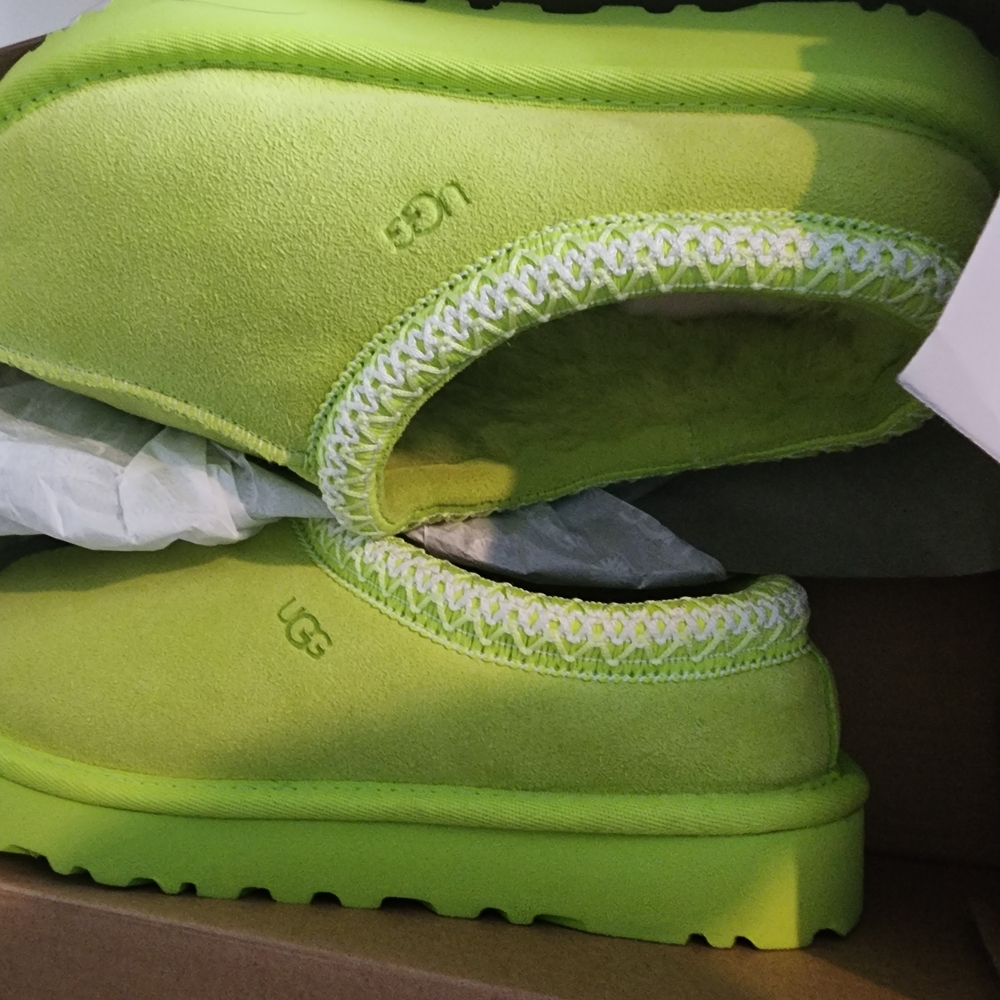 UGG Kids Green Slippers